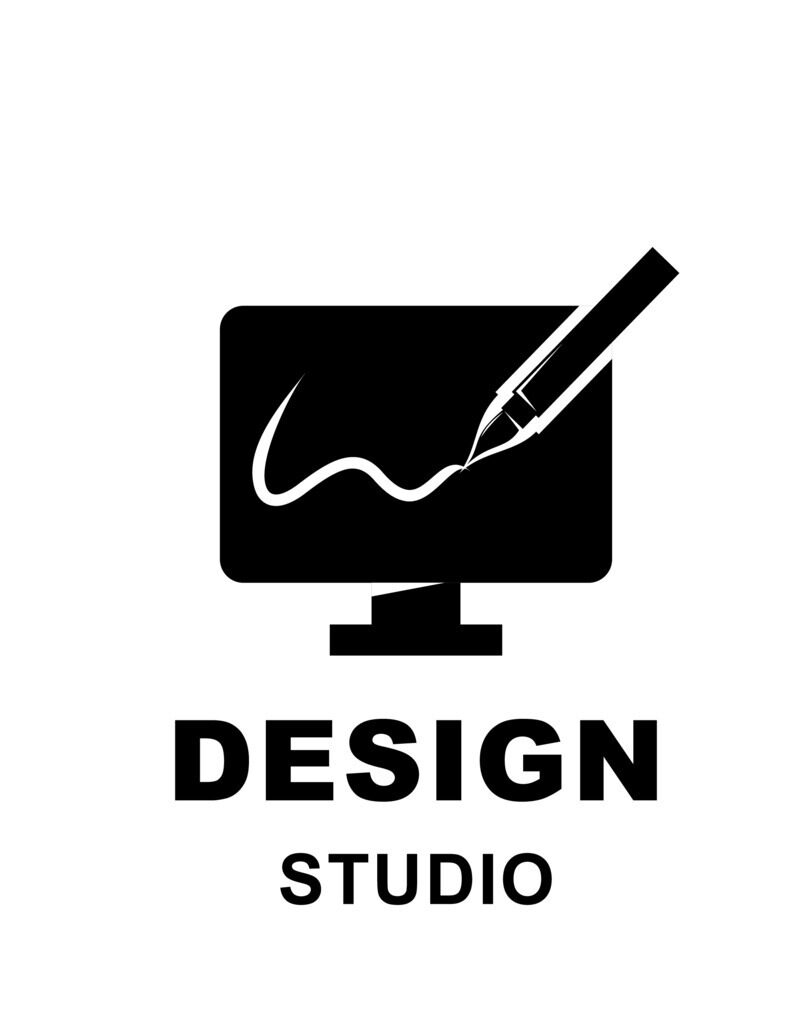 graphic designer and web design studio tool logo free vector e1745165460634