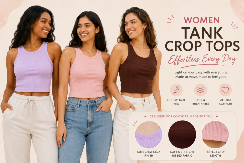 Women Tank Crop Tops